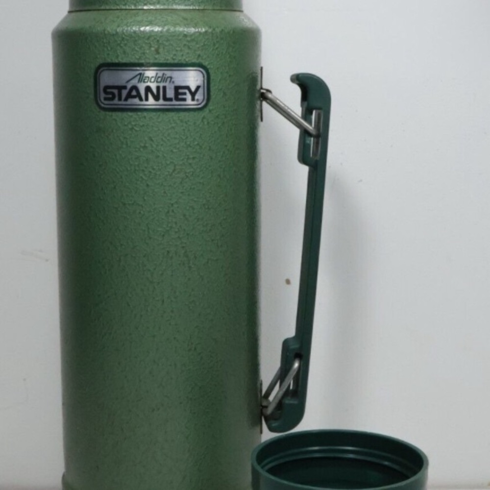 Retro 1970’s Green Aladdin Stanley Thermos 1 Qt - Picture 4 of 8